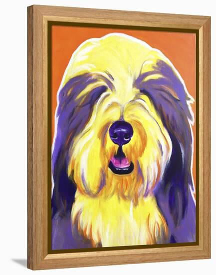 Bearded Collie - Banana-Dawgart-Framed Premier Image Canvas