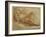 Bearded Figure, Sleeping-Parmigianino-Framed Giclee Print