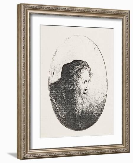 Bearded Old Man, C.1644-46-Ferdinand Bol-Framed Giclee Print