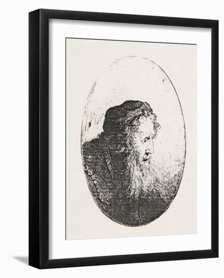 Bearded Old Man, C.1644-46-Ferdinand Bol-Framed Giclee Print