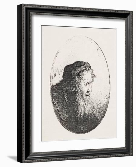 Bearded Old Man, C.1644-46-Ferdinand Bol-Framed Giclee Print
