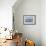 Bearded seal resting on remaining sea ice, Svalbard Islands-Oriol Alamany-Framed Photographic Print displayed on a wall