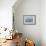 Bearded seal resting on remaining sea ice, Svalbard Islands-Oriol Alamany-Framed Photographic Print displayed on a wall