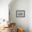 Bearded seal resting on remaining sea ice, Svalbard Islands-Oriol Alamany-Framed Photographic Print displayed on a wall