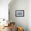 Bearded seal resting on remaining sea ice, Svalbard Islands-Oriol Alamany-Framed Photographic Print displayed on a wall