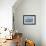 Bearded seal resting on remaining sea ice, Svalbard Islands-Oriol Alamany-Framed Photographic Print displayed on a wall