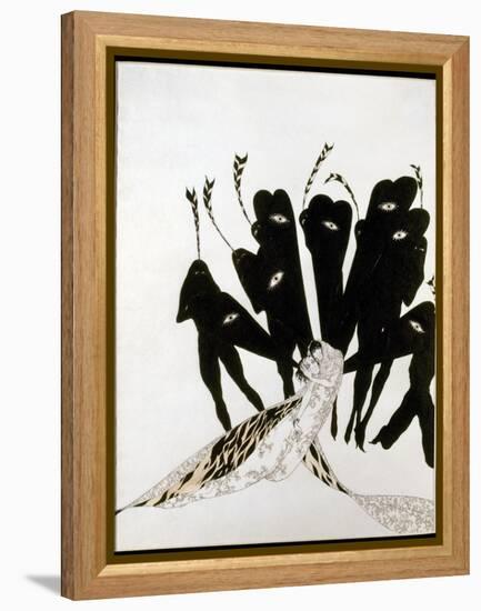 Beardsley: Salome-Aubrey Beardsley-Framed Premier Image Canvas