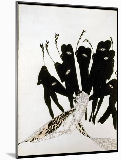 Beardsley: Salome-Aubrey Beardsley-Mounted Giclee Print