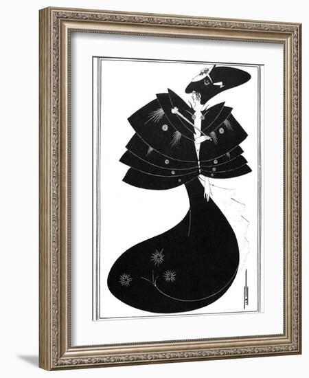 Beardsley: Salome-Aubrey Beardsley-Framed Giclee Print
