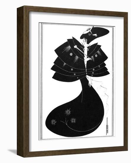 Beardsley: Salome-Aubrey Beardsley-Framed Giclee Print