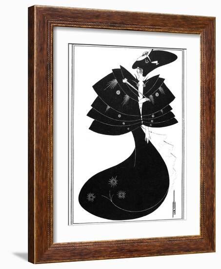 Beardsley: Salome-Aubrey Beardsley-Framed Giclee Print