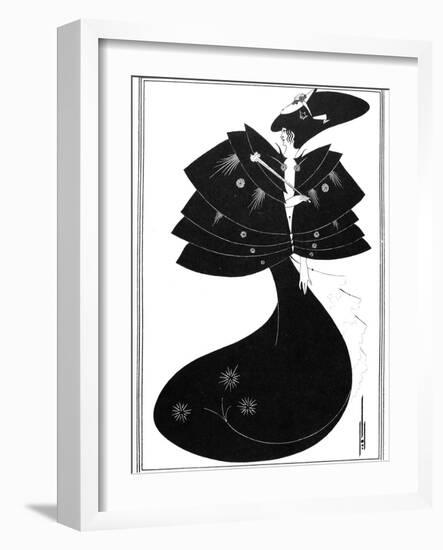 Beardsley: Salome-Aubrey Beardsley-Framed Giclee Print