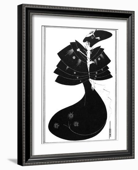 Beardsley: Salome-Aubrey Beardsley-Framed Giclee Print