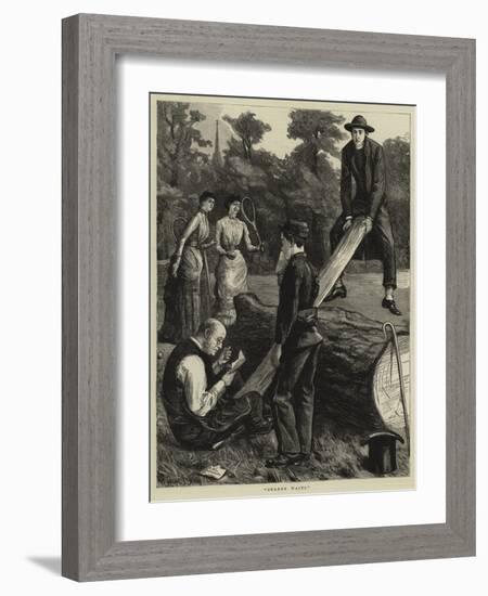 Bearer Waits-null-Framed Giclee Print