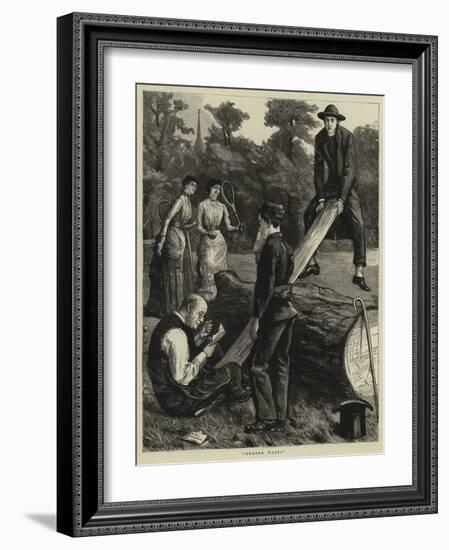 Bearer Waits-null-Framed Giclee Print