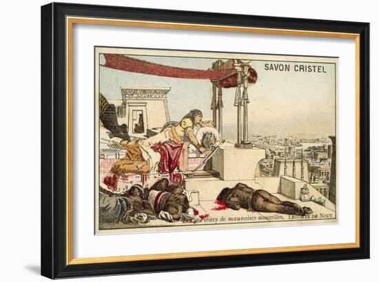 Bearers of Ill Tidings-Jean Jules Antoine Lecomte du Nouy-Framed Giclee Print