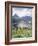 Beargrass, Hidden Lake and Mount Reynolds, Glacier National Park, Montana, USA-Geoff Renner-Framed Photographic Print