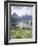 Beargrass, Hidden Lake and Mount Reynolds, Glacier National Park, Montana, USA-Geoff Renner-Framed Photographic Print