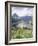 Beargrass, Hidden Lake and Mount Reynolds, Glacier National Park, Montana, USA-Geoff Renner-Framed Photographic Print