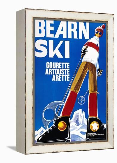 Bearn Ski-null-Framed Premier Image Canvas