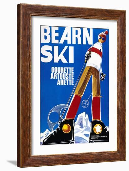 Bearn Ski-null-Framed Giclee Print