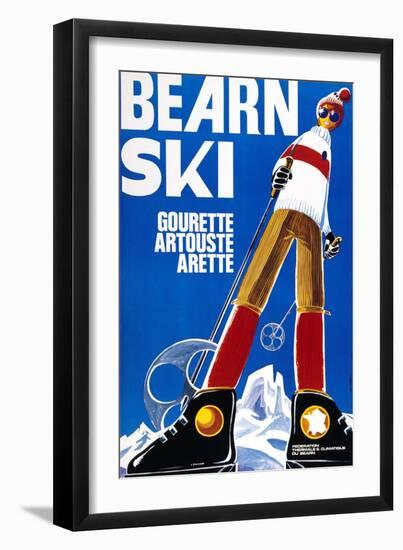 Bearn Ski-null-Framed Giclee Print