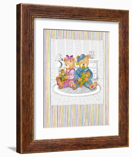Bears Family II-null-Framed Art Print