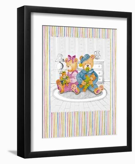 Bears Family II-null-Framed Art Print