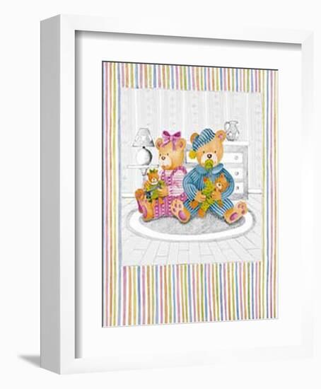 Bears Family II-null-Framed Art Print