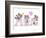 Bears with Letter MUM-MAKIKO-Framed Giclee Print