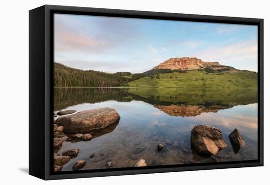 Beartooth Lake Shoshone National Forest, Wyoming-Alan Majchrowicz-Framed Premier Image Canvas