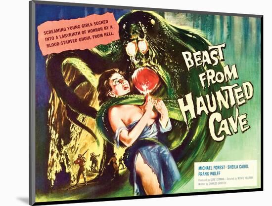 Beast From Haunted Cave - 1960 II-null-Mounted Giclee Print