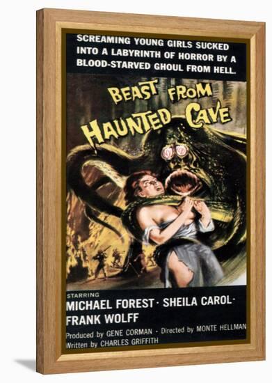 Beast From Haunted Cave, Sheila Carol, 1959-null-Framed Stretched Canvas