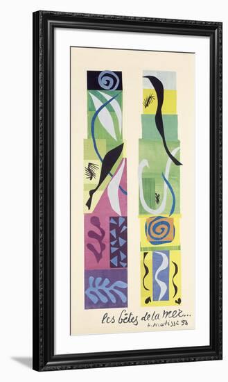 Beasts of the Sea-Henri Matisse-Framed Art Print