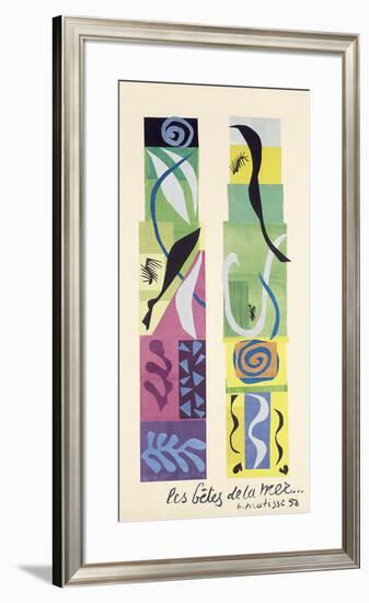 Beasts of the Sea-Henri Matisse-Framed Art Print