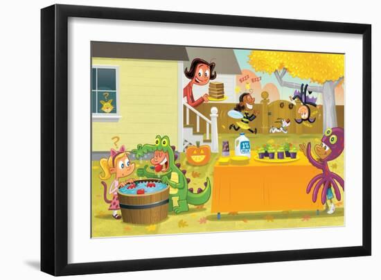 Beasty Feast - Turtle-Gary LaCoste-Framed Giclee Print