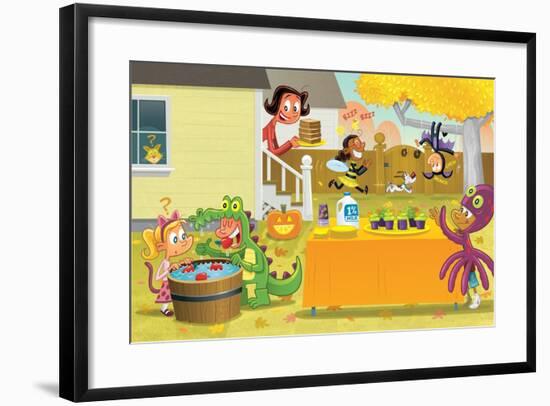 Beasty Feast - Turtle-Gary LaCoste-Framed Giclee Print