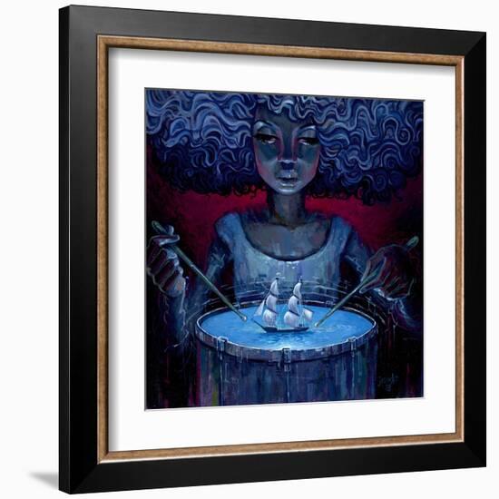 Beat 2 Quarters-Aaron Jasinski-Framed Art Print