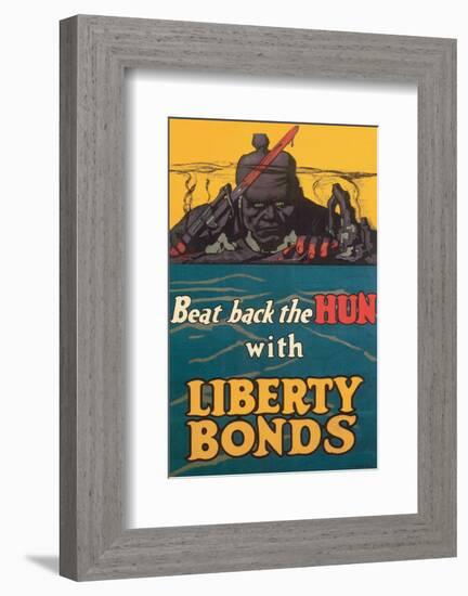 Beat Back The Hun-Fred Strothman-Framed Art Print