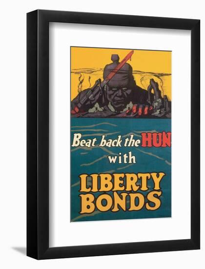 Beat Back The Hun-Fred Strothman-Framed Art Print