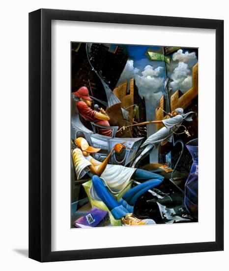 Beat Street-Frank Morrison-Framed Art Print