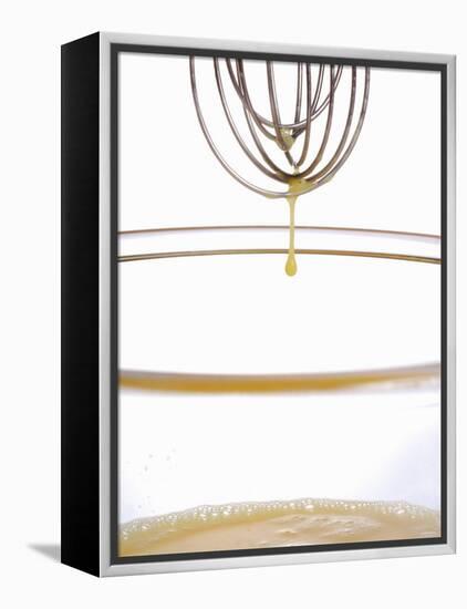 Beaten Egg Dripping from a Whisk-Alain Caste-Framed Premier Image Canvas