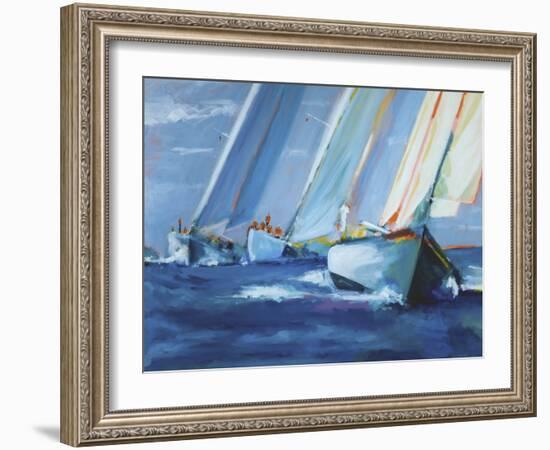 Beating I-Curt Crain-Framed Art Print