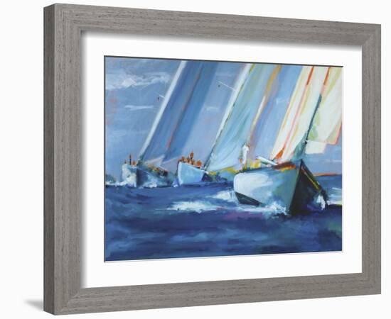 Beating I-Curt Crain-Framed Art Print