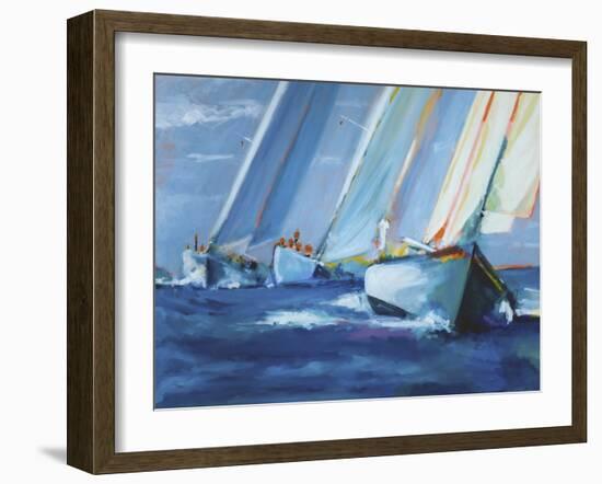 Beating I-Curt Crain-Framed Art Print