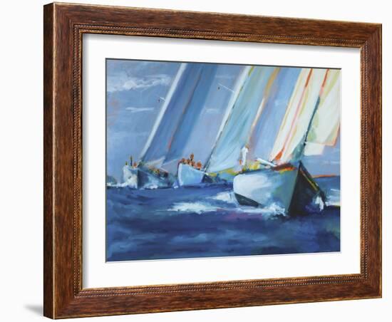 Beating I-Curt Crain-Framed Art Print