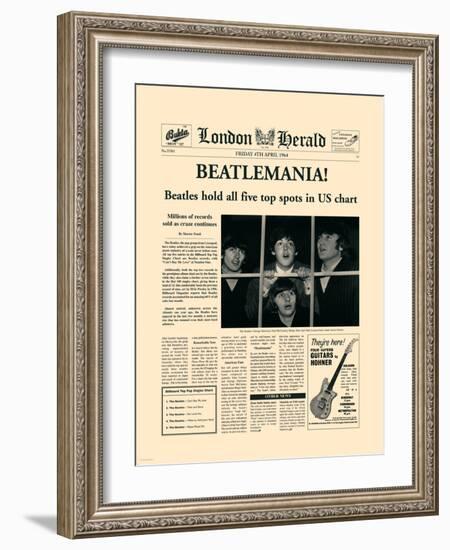 Beatlemania!-The Vintage Collection-Framed Art Print