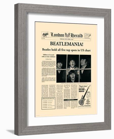 Beatlemania!-The Vintage Collection-Framed Art Print
