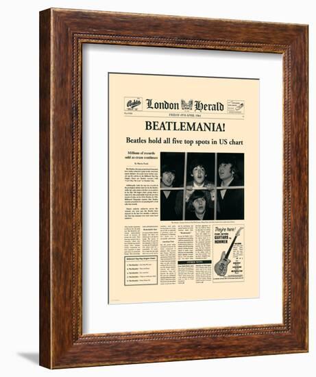 Beatlemania!-The Vintage Collection-Framed Premium Giclee Print