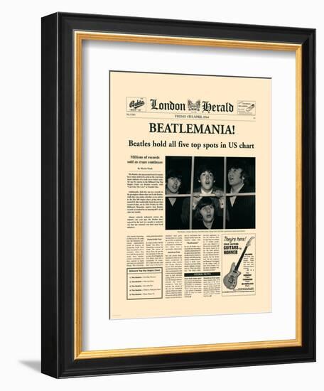 Beatlemania!-The Vintage Collection-Framed Premium Giclee Print